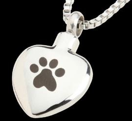 HEART SHAPED COMPANION KENSIGNTON MEMORIAL ASH PENDANT